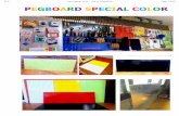 PEGBOARD SPECIAL COLOR