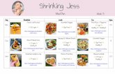 week 3 meal plan - Shrinking Jess