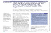 Open access Research Validity and effectiveness of ...