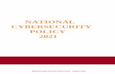 NATIONAL CYBERSECURITY POLICY 2021 - ict.gov.pg