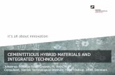 CEMENTITIOUS HYBRID MATERIALS AND INTEGRATED TECHNOLOGY