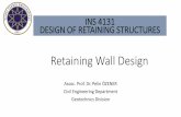Retaining Wall Design - YILDIZ