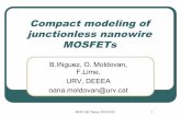 Compact modeling of junctionless nanowire MOSFETs