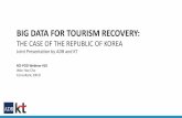 BIG DATA FOR TOURISM RECOVERY