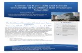Center for Evolution and Cancer University of California ...