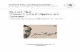 Dr. José Rizal “Connecting the Philippines and Germany”