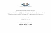 Customs Policies and Trade Efficiency