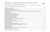 ESID Registry - Working definitions for clinical diagnosis ...
