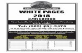 WHITE PAGES 2018 - East Mountain Directory