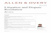 March 2018 Litigation and Dispute Resolution