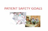 Patient Safety Goals - UMMC