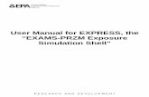 User Manual for EXPRESS, the 'EXAMS-PRZM Exposure ...