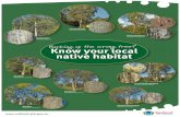 Barking up the wrong tree? Know your local native habitat