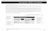 Computer Skills Checklist - Settlement.Org