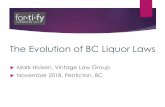 The Evolution of BC Liquor Laws - Home - Fortify Conference