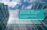 Teamcenter Gateway for SAP Business Suite Configuration Guide