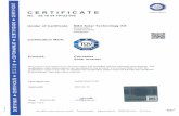Certificate of Compliance - Cloudinary