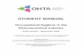 Occupational Hygiene in the Pharmaceutical Industry