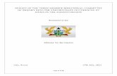 REPORT OF THE THREE MEMBER MINISTERIAL COMMITTEE OF ...