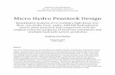 Micro Hydro Penstock Design