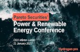Pareto Securities’ Power & Renewable Energy Conference
