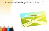 Course Planning: Grade 9 to 10 - Vancouver School Board