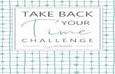 Take Back Your Time Challenge© 2019 Sojo Academy. All ...