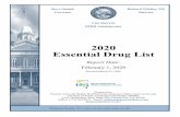 2020 Essential Drug List - Nevada Department of Health and ...