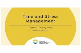 Time and Stress Management - Oregon.gov