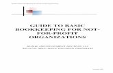 GUIDE TO BASIC BOOKKEEPING FOR NOT- FOR-PROFIT …