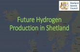 Future Hydrogen Production in Shetland