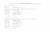 The time schedule for “International symposium on ...