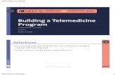 Building a Telemedicine Program