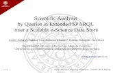 Scientific Analysis by Queries in Extended SPARQL over a ...
