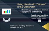 A technology to enhance student engagement and learning