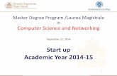 Start up Academic Year 2014-15 - Dipartimento di Informatica