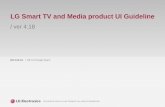 LG Smart TV and Media product UI Guideline