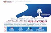 CHALLENGE YOURSELF WITH A STARTUP INTERNSHIP …