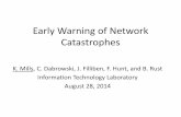Early Warning of Network Catastrophes - NIST