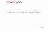Avaya Session Border Controller for Enterprise Overview ...