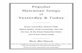 Popular Hawaiian Songs Yesterday & Today