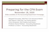 Preparing for the CPA Exam - BC