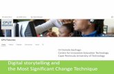 Digital storytelling and the Most Significant Change Technique