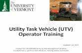 Utility Task Vehicle (UTV) Operator Training