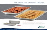 Aluminum Steam Tables - D&W Fine Pack