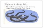 Slippery Snake Activity - Bermudian