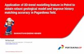 Application of 3D-trend modelling feature in Petrel to ...