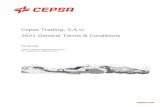 Cepsa Trading, S.A.U. 2021 General Terms & Conditions