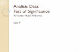 Analisis Data: Test of Significance