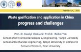 Waste gasification and application in China